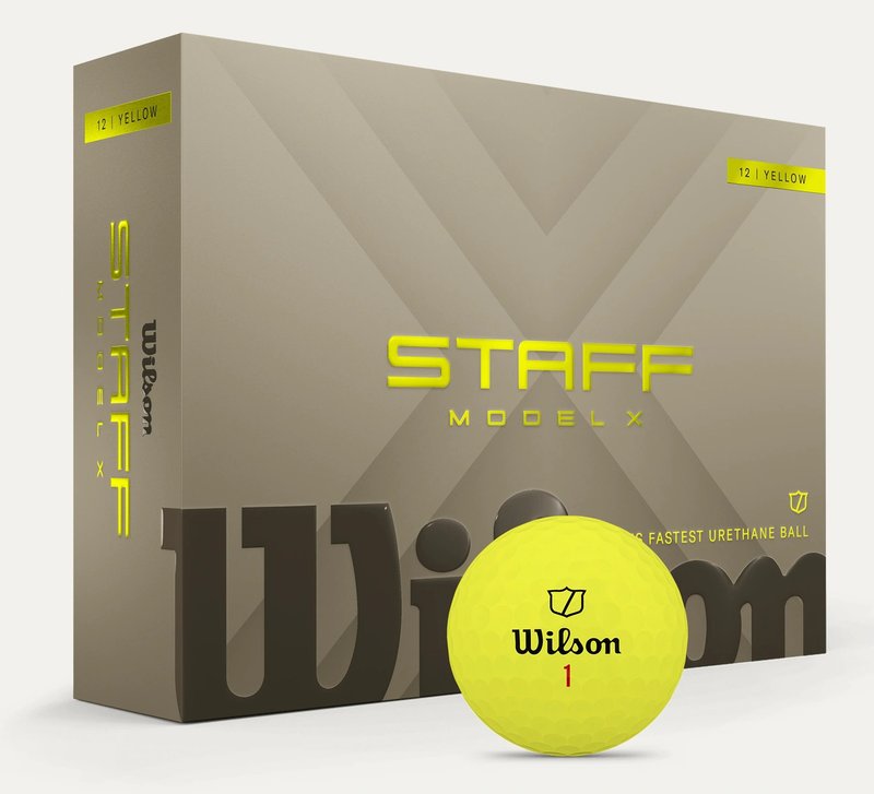 Wilson Staff Model X golfbollar, gula