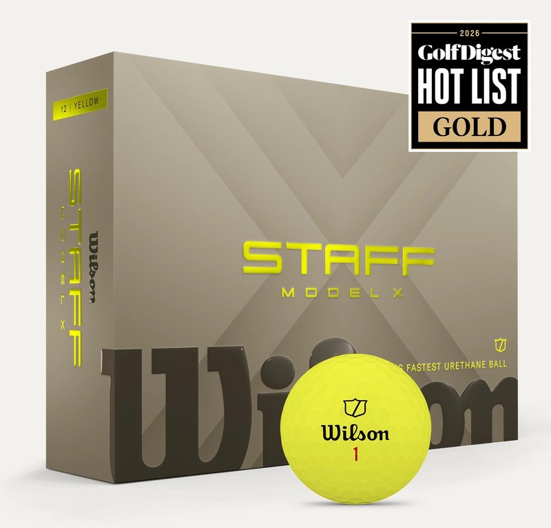 Wilson Staff Model X golfbollar, gula