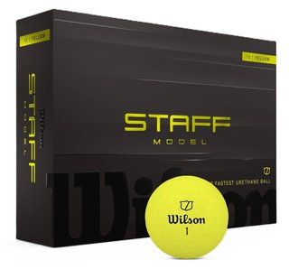 Wilson Staff Model golfbollar, gula