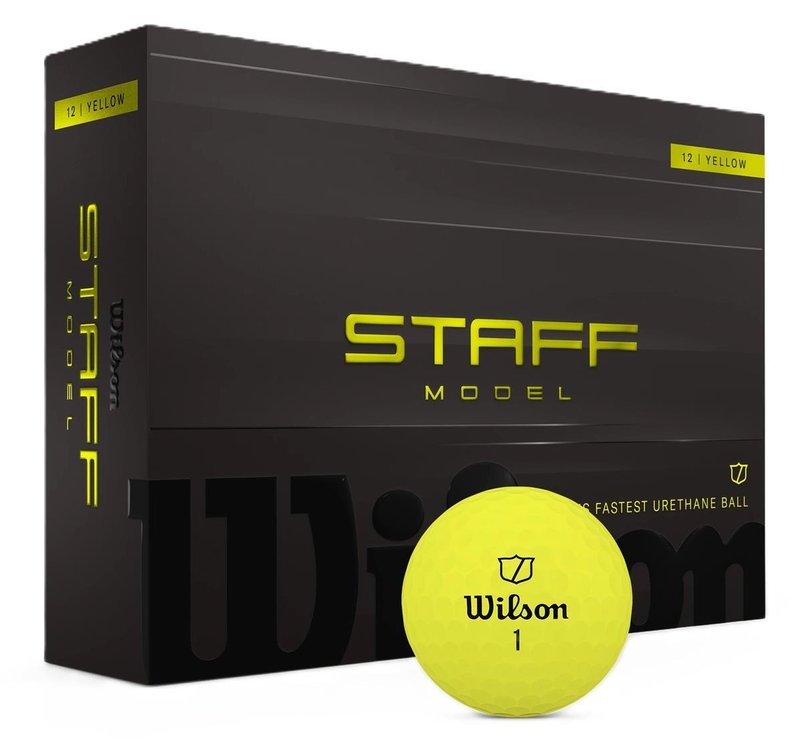 Wilson Staff Model golfbollar, gula