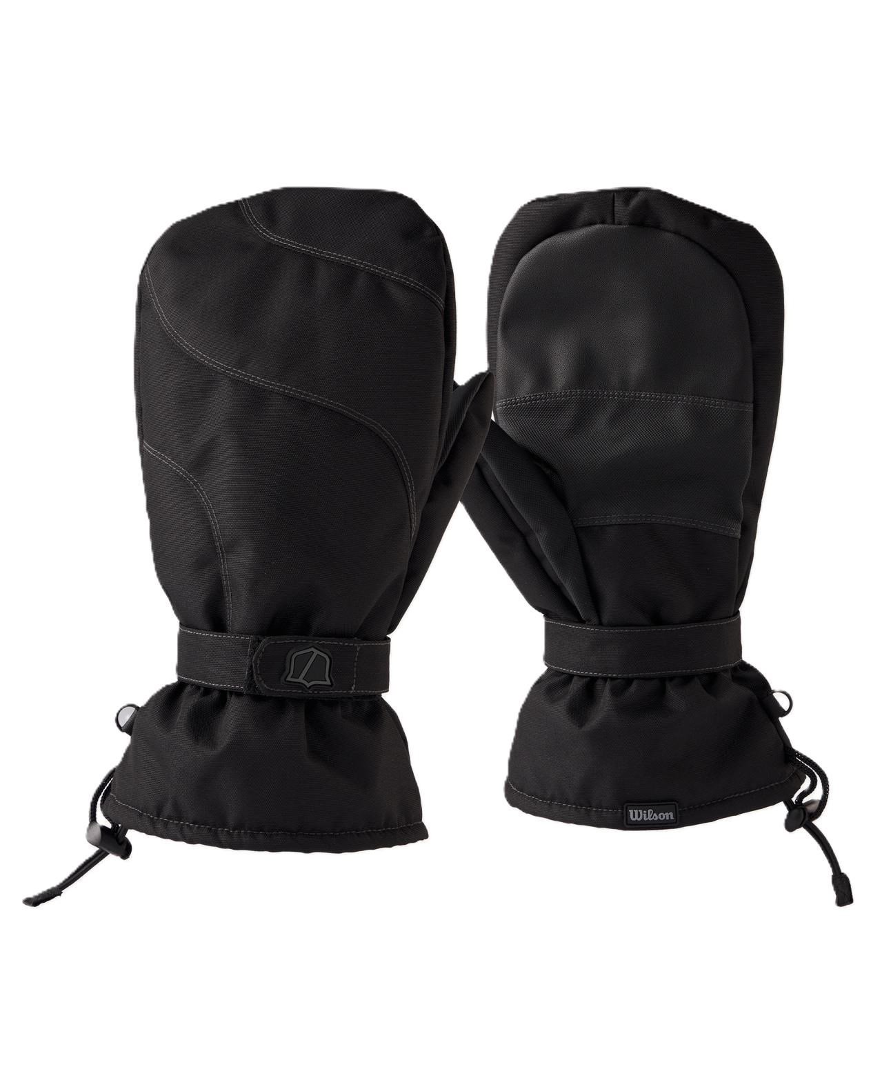 Wilson Winter Mittens herr golfhandskar, svarta