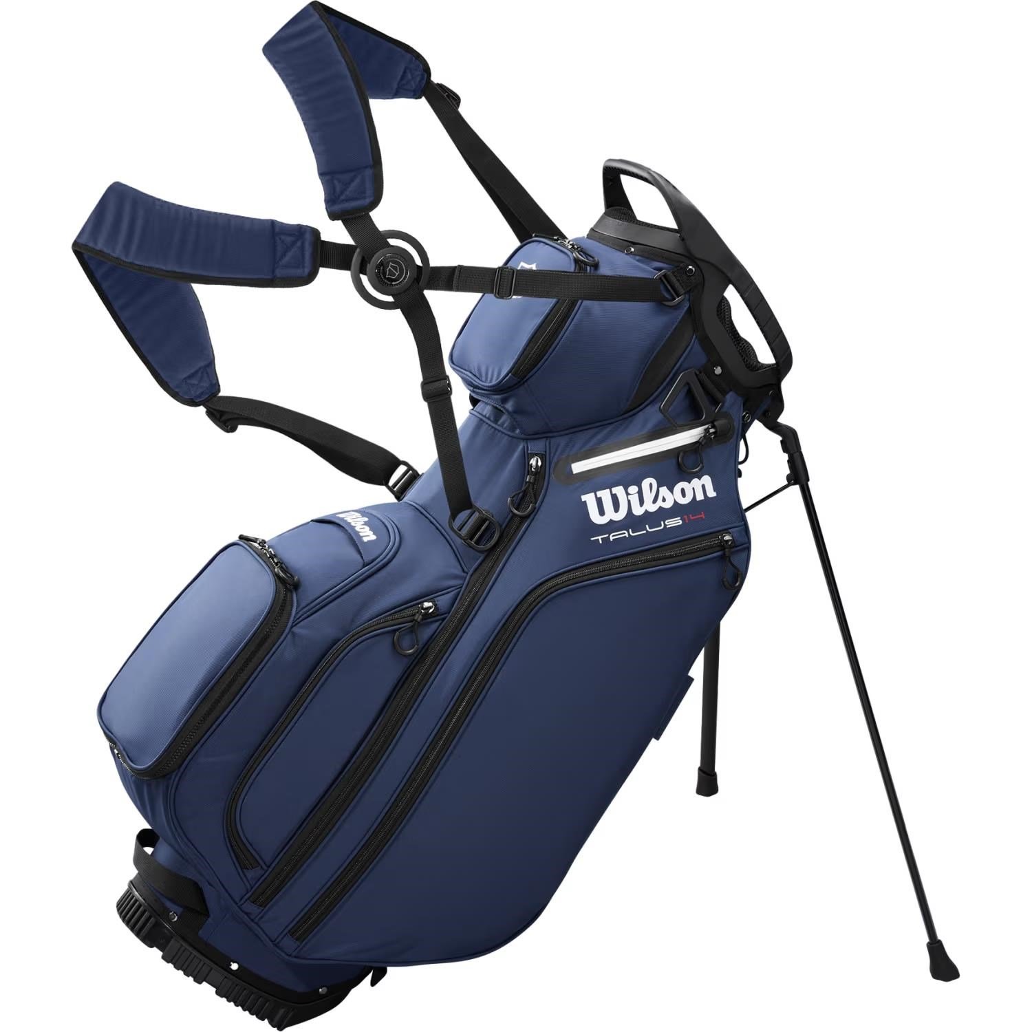 Wilson Talus 14 stand bag, navy/white