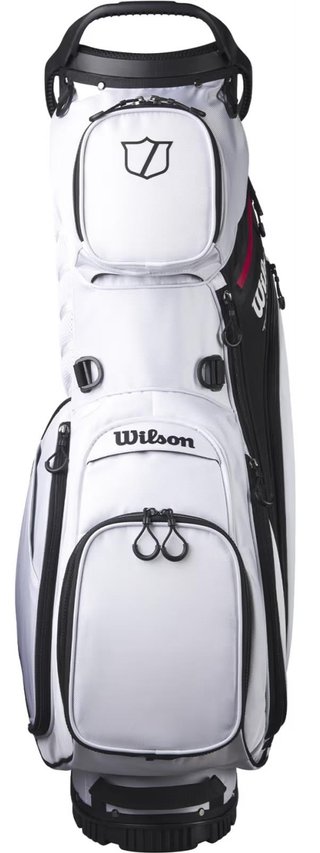 Wilson Talus 14 stand bag, white/black