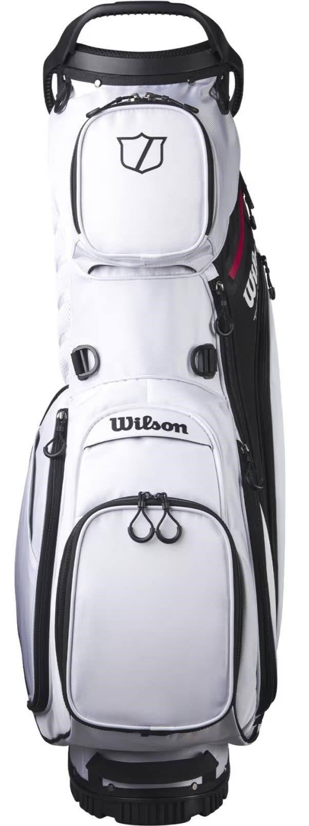Wilson Talus 14 stand bag, white/black