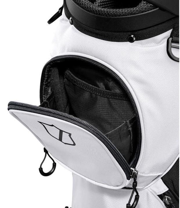Wilson Talus 14 stand bag, white/black
