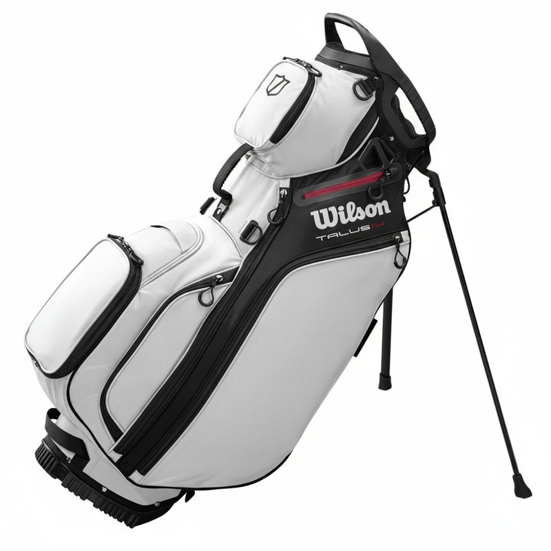 Wilson Talus 14 stand bag, white/black