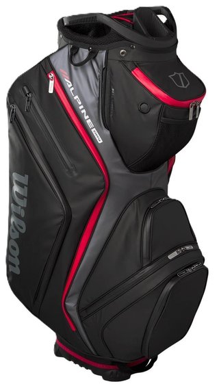 Wilson Alpine Dry cart bag, svart/grå/röd