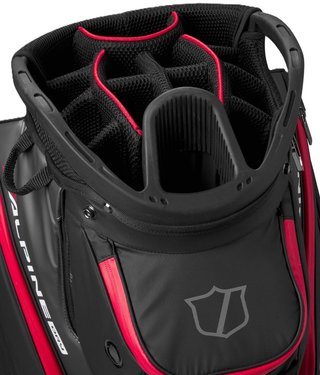 Wilson Alpine Dry cart bag, svart/grå/röd