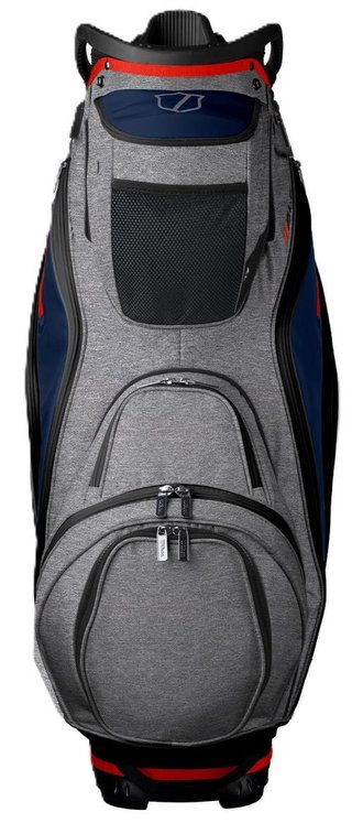 Wilson Alpine Dry cart bag, grå/marinblå/röd