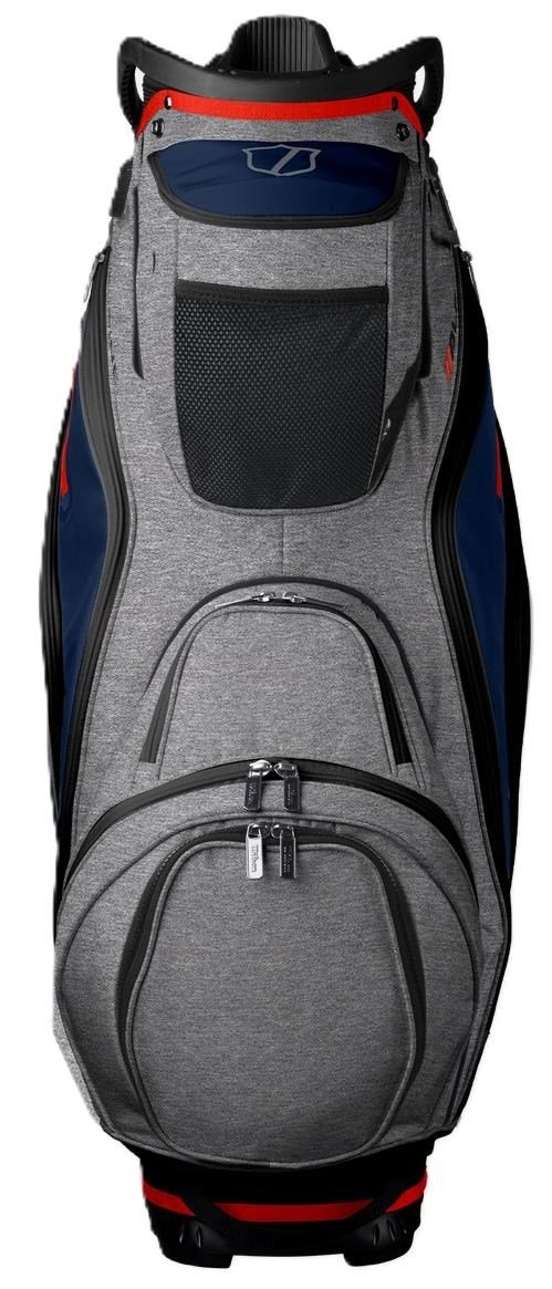 Wilson Alpine Dry cart bag, grå/marinblå/röd