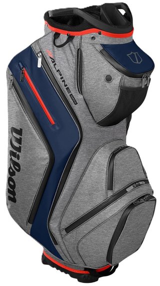 Wilson Alpine Dry cart bag, grå/marinblå/röd