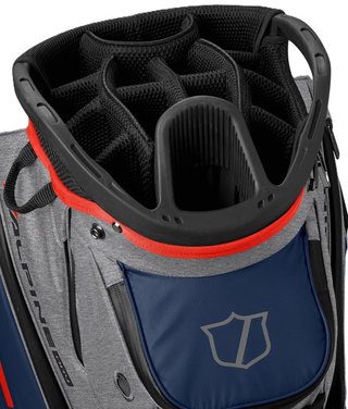 Wilson Alpine Dry cart bag, grå/marinblå/röd