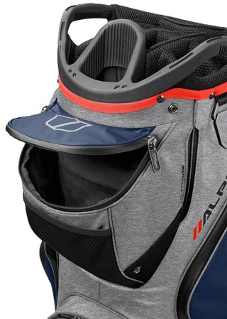 Wilson Alpine Dry cart bag, grå/marinblå/röd