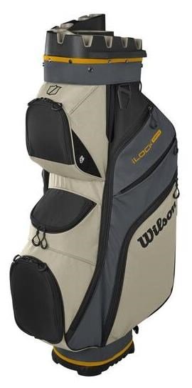 Wilson I-Lock Dry cart bag, grå/khaki/orange