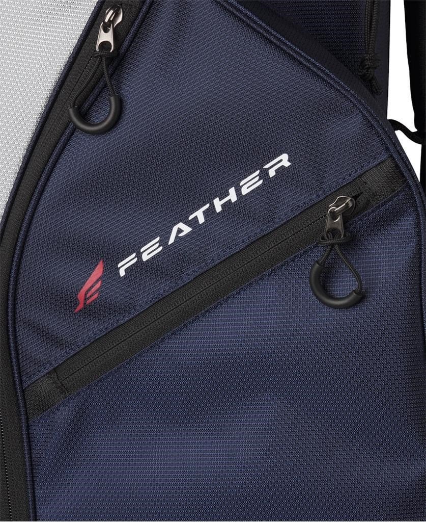 Wilson Feather cart bag, navy/silver