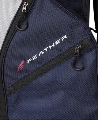 Wilson Feather cart bag, navy/silver