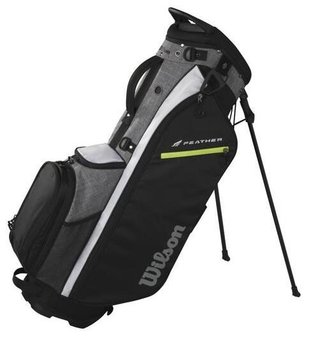 Wilson Feather stand bag, svart/grå/vit