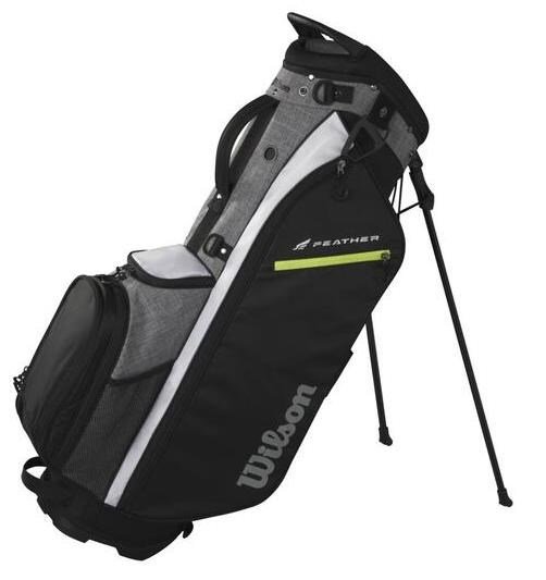 Wilson Feather stand bag, svart/grå/vit