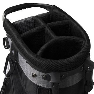 Wilson Feather stand bag, svart/grå/vit