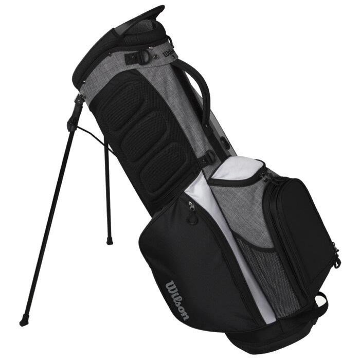 Wilson Feather stand bag, svart/grå/vit