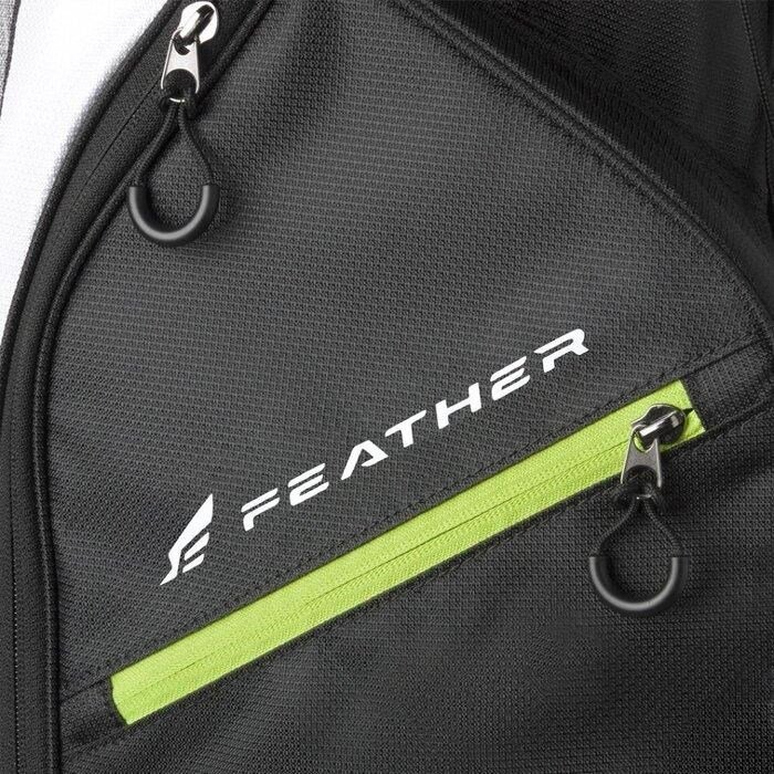 Wilson Feather stand bag, svart/grå/vit