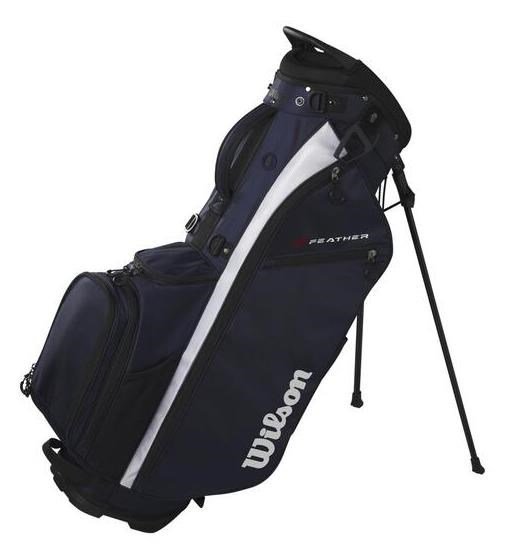 Wilson Feather stand bag, marinblå/vit