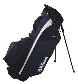 Wilson Feather stand bag, marinblå/vit
