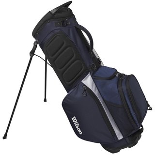 Wilson Feather stand bag, marinblå/vit