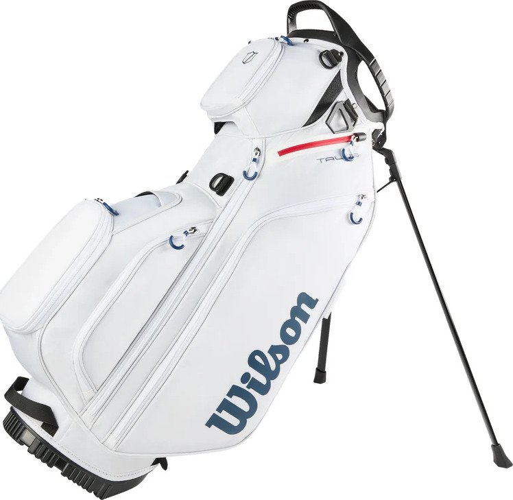Wilson Talus 5 stand bag, vit/röd/blå
