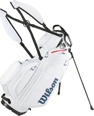 Wilson Talus 5 stand bag, vit/röd/blå