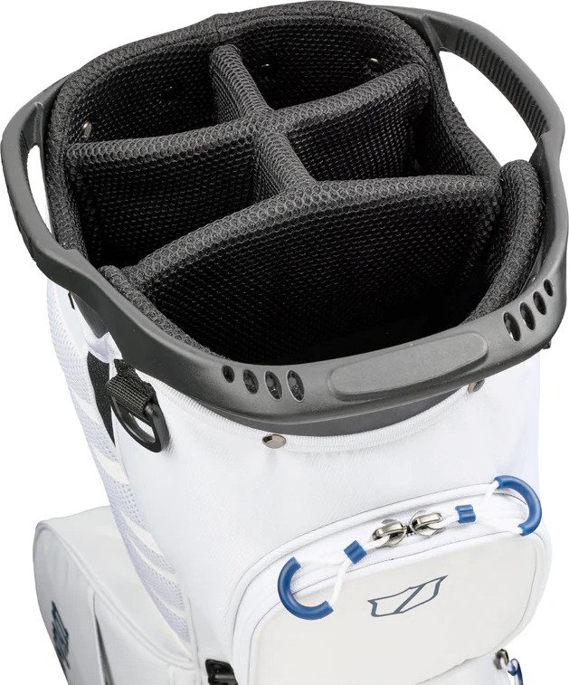 Wilson Talus 5 stand bag, vit/röd/blå