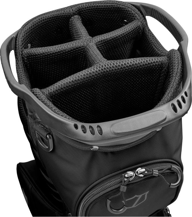Wilson Talus 5 stand bag, svart/vit