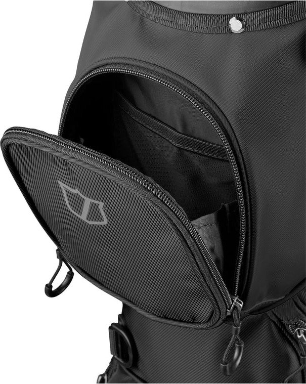 Wilson Talus 5 stand bag, svart/vit