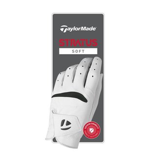 TaylorMade Stratus Soft herr golfhandske, vit