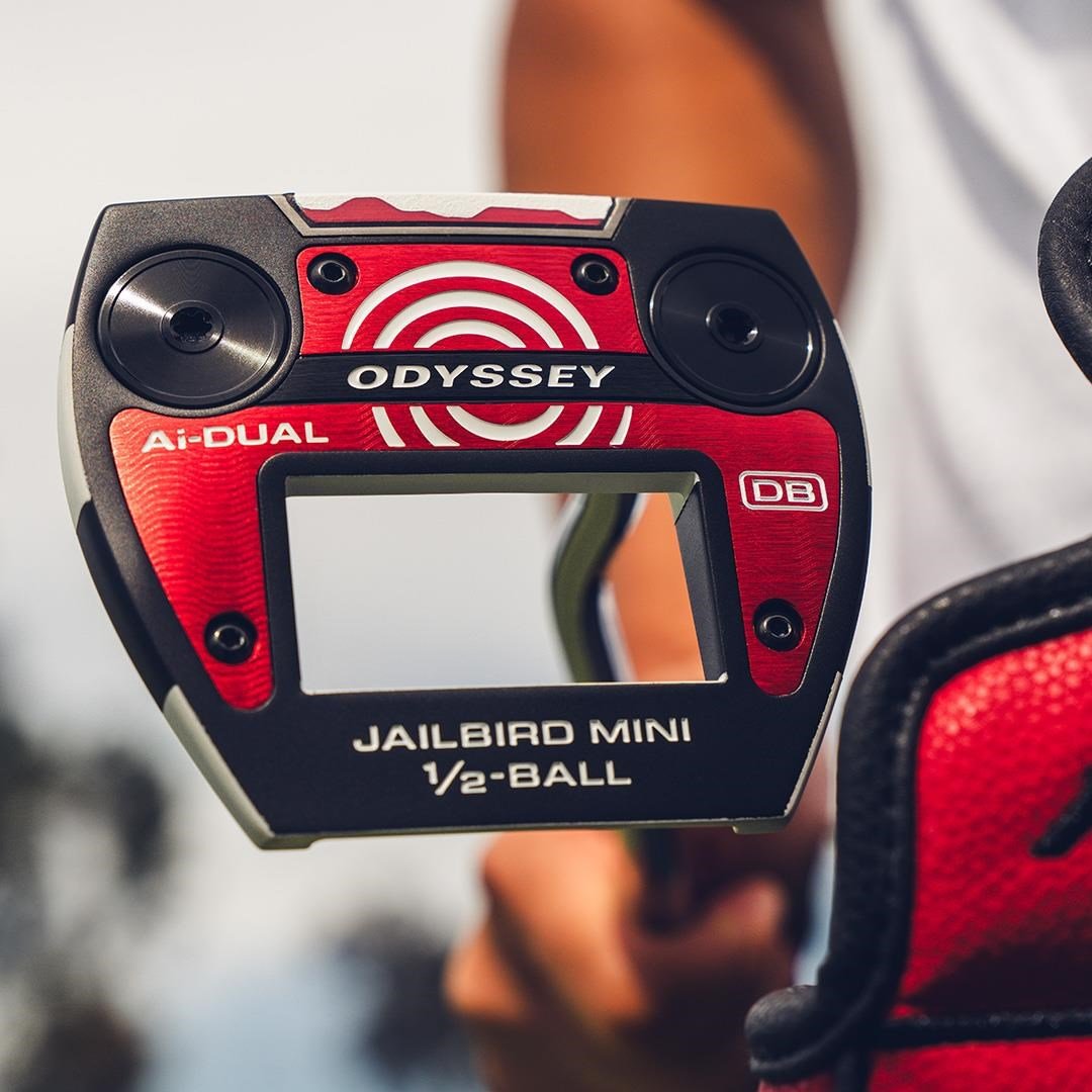 Odyssey Ai-DUAL Jailbird Mini 1/2 Ball DB putter
