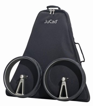 JuCad Phantom Titan Black on Black 3.0 elektrisk vagn, titanium