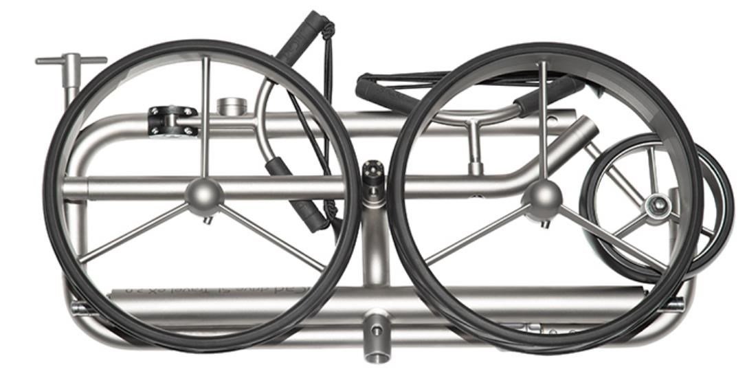 JuCad drive SL Titan Travel eX 3.0 elektrisk trolley, titanium