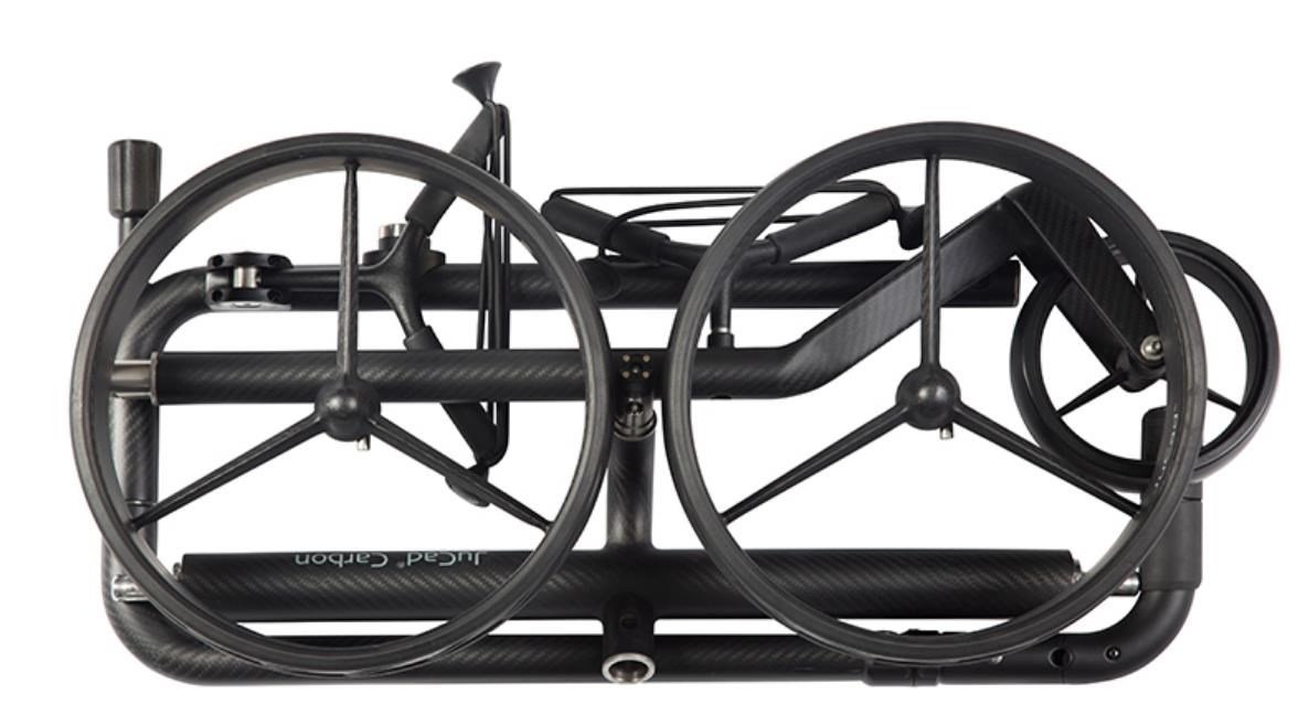 JuCad Carbon Travel Nero SV 3.0 elektrisk vagn, svart