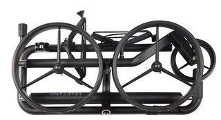 JuCad Carbon Travel Nero SV 3.0 elektrisk vagn, svart
