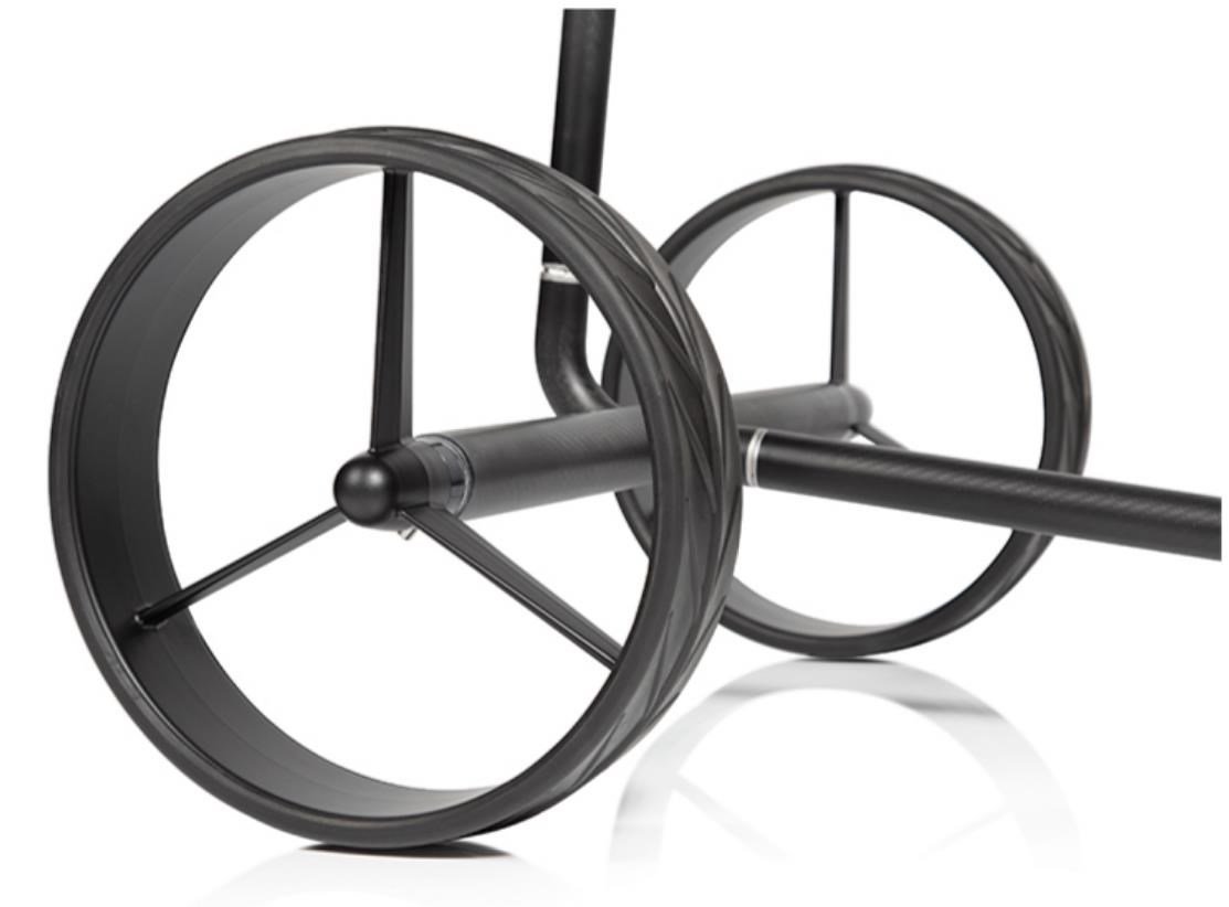 JuCad Carbon Travel Nero SV 3.0 elektrisk vagn, svart