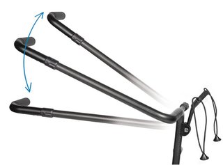JuCad Carbon Travel Nero SV 3.0 elektrisk vagn, svart