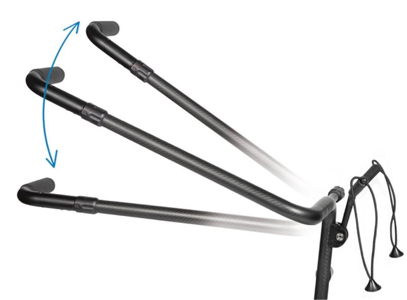 JuCad Carbon Travel Nero SV 3.0 elektrisk vagn, svart