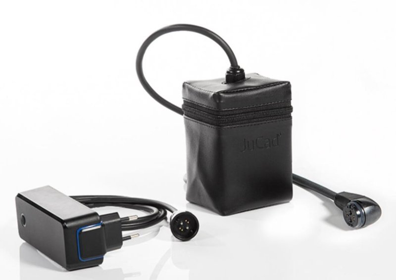 JuCad Carbon Travel Nero SV 3.0 elektrisk vagn, svart