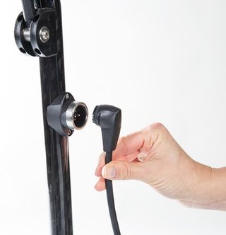 JuCad Carbon Travel Nero SV 3.0 elektrisk vagn, svart