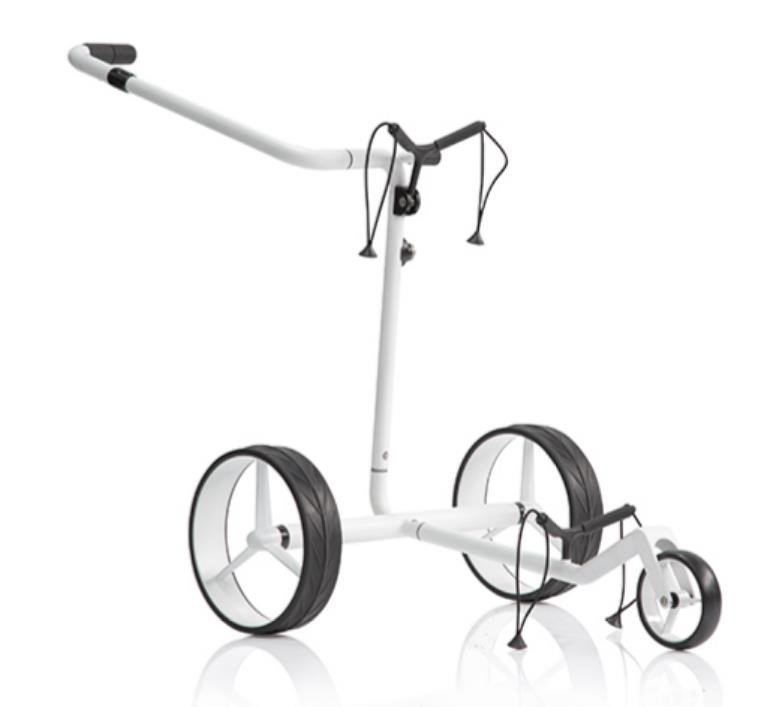 JuCad Carbon Travel Bianco SV 3.0 elektrisk vagn, vit