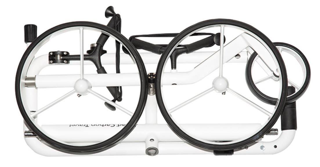 JuCad Carbon Travel Bianco SV 3.0 elektrisk vagn, vit