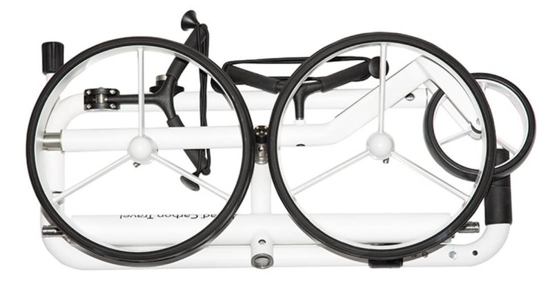 JuCad Carbon Travel Bianco SV 3.0 elektrisk vagn, vit