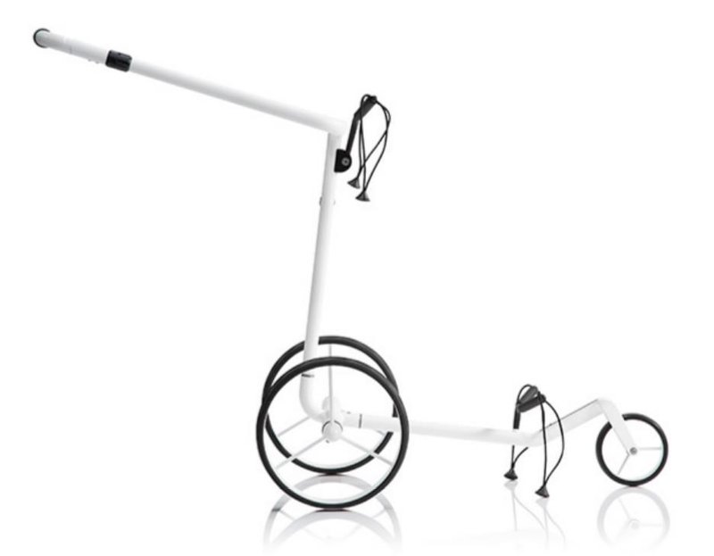 JuCad Carbon Travel Bianco SV 3.0 elektrisk vagn, vit