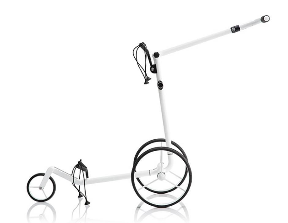 JuCad Carbon Travel Bianco SV 3.0 elektrisk vagn, vit