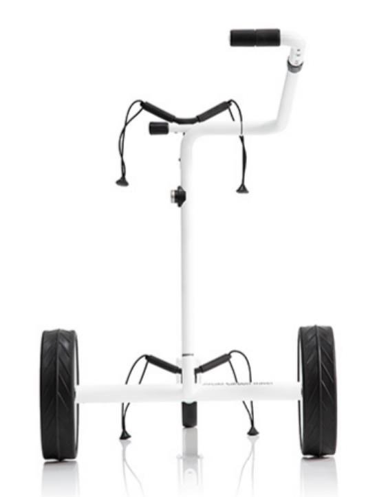 JuCad Carbon Travel Bianco SV 3.0 elektrisk vagn, vit